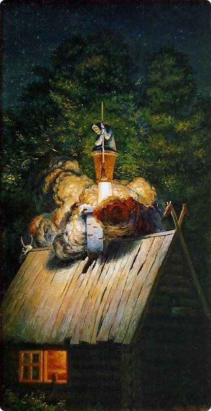 «Баба-Яга». 1990 г. Холст, масло. «Баба-Яга». 1990 г. Холст, масло.